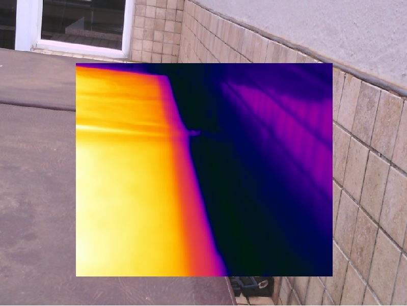 Water ingress in wall