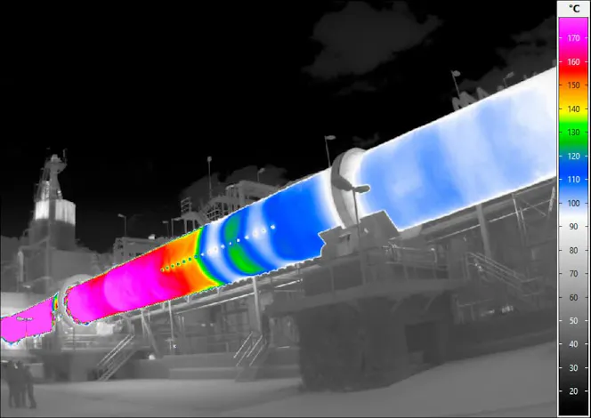 Steam Lagging Thermography